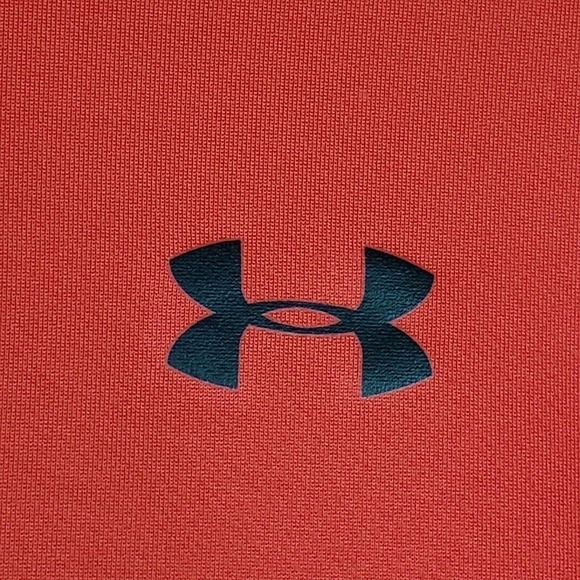 Under Armour Quarter Zip Pullover Long Sleeve Shirt Red Mens Small S Cold Gear - Picture 9 of 9
